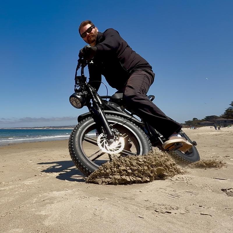 TST Electric Bike for Adults 1500W Peak 20\" Fat Tire All-Terrain E-Bike