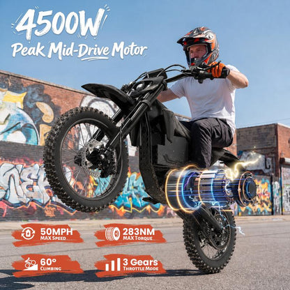 QRONGE X1 Spark Electric Bike, 4500W