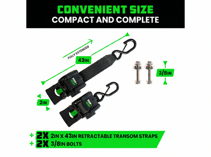 RhinoGear™ Retractable Boat Trailer Tie Down