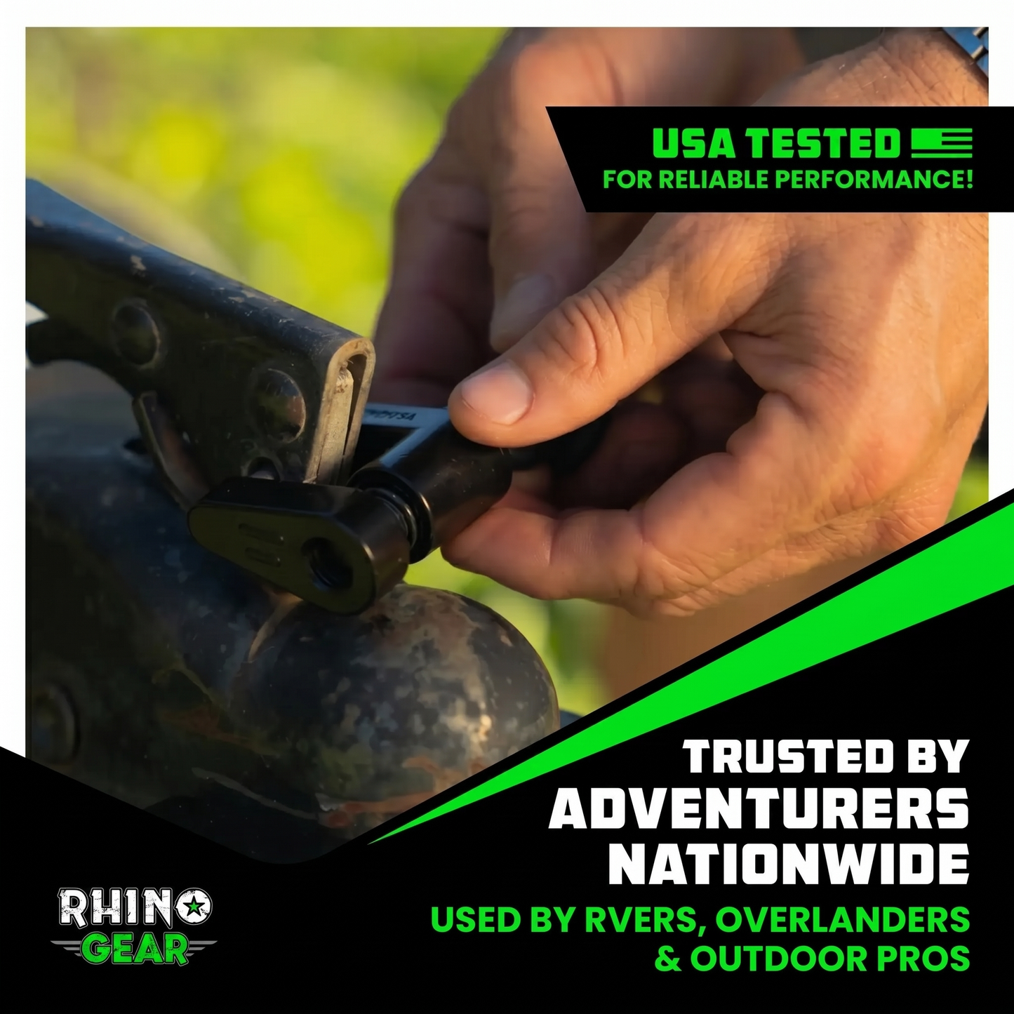 RhinoGear Trailer Hitch Coupler Lock
