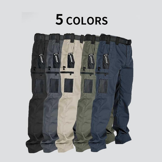 Men's Solid Color Tactical Work Pants