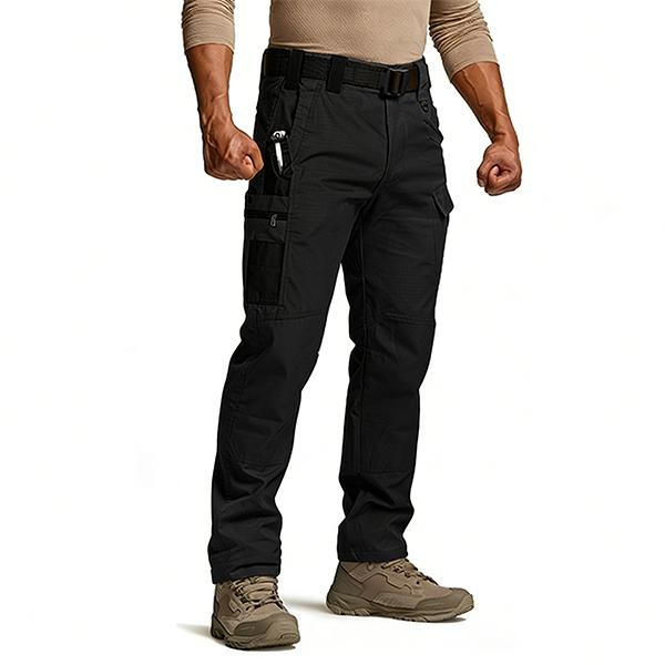 Men's Solid Color Tactical Work Pants
